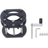 Fräser Lift, Frästisch Lift für Oberfräsen Fräser Hebebühne Basis 4-Klemm Frästisch Hebesystem Oberfräserheber, für 64-66-mm Planfräsvorrichtung
