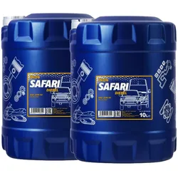 2x10 Liter 20w-50 Mannol Safari Motoröl Api Sl/ch-4: