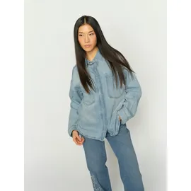 Mos Mosh Bluse Emm Flower Shirt Blau L