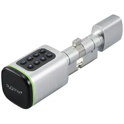 Sygonix SY-6121660 Sicherheitszylinder 3 V/DC Bluetooth-fähig, mit beleuchteter Tastatur
