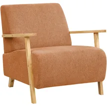 Beliani Sessel LESJA Polyester 77 x 79 x 90 cm Orange