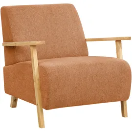 Beliani Sessel LESJA Polyester 77 x 79 x 90 cm Orange