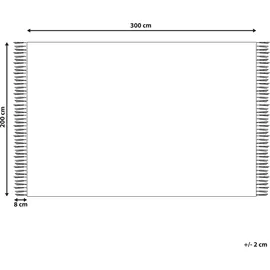 Beliani Kelim-Teppich Wolle Kelim