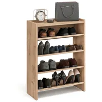 Komto Schuhregal Schmal - Schuhablage Flur mit 4 Ebenen