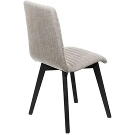 Home Affaire »Arosa Esszimmerstuhl, Polsterstuhl, Küchenstuhl, Speisestuhl, Essstuhl« (Set) 2 Stk.2er-Set, Beine aus Massivholz Eiche oder Buche, mit gestepptem Stoff