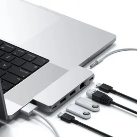 Satechi Pro Hub Mini USB-C 5 Ports), Dockingstation + USB Hub, Silber