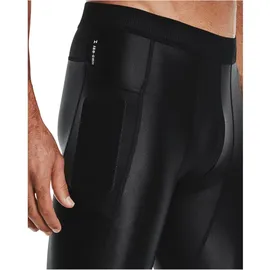 Under Armour Isochill Long Kurze Hose - Black / White - M