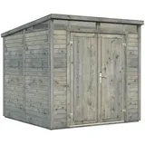 Palmako Gartenhaus Elias 2,28 x 1,33 m Grau