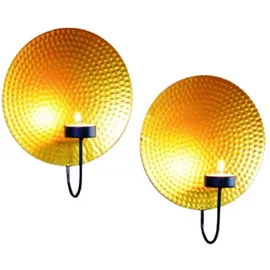 Gravidus 2er Wandkerzenhalter Teelichthalter Deko