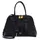 PINKO Bowling Mini Henkeltasche Baumwolle/Leder Black