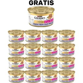 Purina Gourmet Gold Kitten Mousse mit Kalbfleisch 6 x 85 g