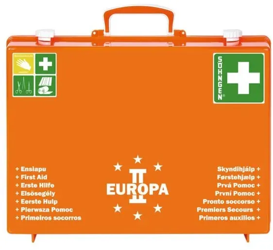 SÖHNGEN Erste-Hilfe-Koffer »EUROPA II« inklusive Inhaltsverzeichnis sowie Erste-Hilfe An, 40x30x15 cm