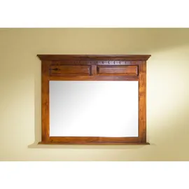 Massivmoebel24 Spiegel Akazie 110x6x87 Honig lackiert Oxford #0328
