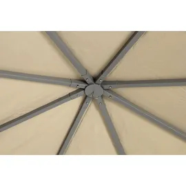 Tepro Pavillon Marabo 305 cm x 305 cm inkl. Ersatzdach Taupe