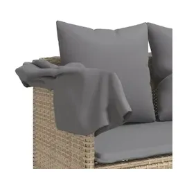 vidaXL Sonnenliege 59 x 0 x 25 cm Beige