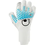 Uhlsport FM Cybertec Absolutgrip SC Torwarthandschuhe - White / Cyber Blue / Black - 8.5