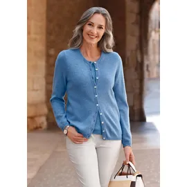 GOLDNER Kaschmirstrickjacke himmelblau 46