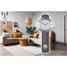 AMS Funkpendeluhr Modern Anthrazit - AMS Modell: 5266A