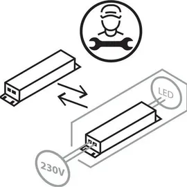 faro BARCELONA Klover 80 cm Deckenventilator Weiß