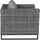 LC Garden VIVERA Sessel 92 x 87 x 73 cm anthrazit