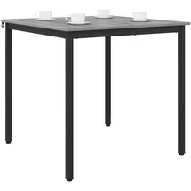 vidaXL Esstisch 80 x 80 x 75 cm grau
