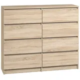 roe furniture Kommode 120 x 97 x 120 cm Braun