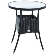 Estexo Beistelltisch Ø 48 x 74 cm Schwarz