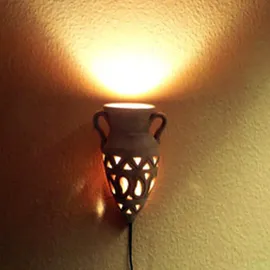 Marrakesch Orient & Mediterran Interior Wandlampe Amphore