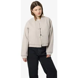 Noisy May Damen Nmeddi L/S Bomber Jacket FWD Noos, Silver Lining, l - L