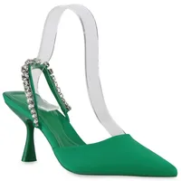 VAN HILL Damen Slingpumps in Grün