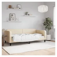 VidaXL Tagesbett Creme 90x200 cm Stoff