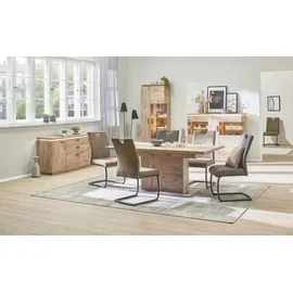 MCA Furniture MCA Freischwinger Acroma Stoff Grau Dunkelgrau