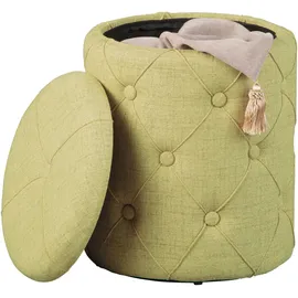 Interlink Hocker mit Stauraum 34 x 40 x 34 cm Gelb