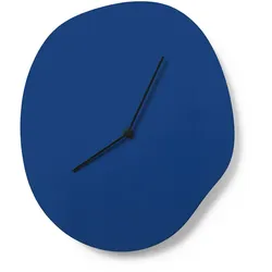 Ferm Living - Melt Wanduhr, blau