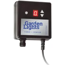Garden Lights Dunkel-Licht Sensor 12V schwarz mit Timer, max. 150 W