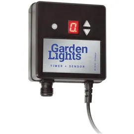 Garden Lights Dunkel-Licht Sensor 12V schwarz mit Timer, max. 150 W
