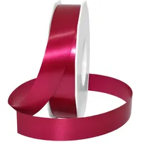 Präsent C.E. PATTBERG Geschenkband Bordeaux, 91 Meter Ringelband 25 mm zum Basteln, Dekorieren & Verpacken von Geschenken zu jedem Anlass