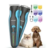 Oneisall Leise Hundeschermaschine 2500 mAH Schwarz