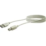 Schwaiger USB-A auf USB-B 1,5 m Grau