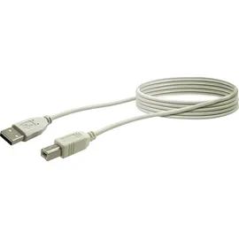 Schwaiger USB-A auf USB-B 1,5 m Grau