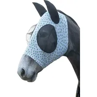 HKM Avocado Fliegenschutzmaske, Weiß/Lila, Pony