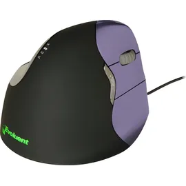 Evoluent VerticalMouse 4 Small schwarz/lila