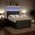 vidaXL Boxspringbett 140 x 200 cm Dunkelgrau