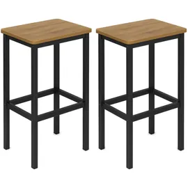 OEM Küchenbarhocker Aus Erle, 2er-set, 40 X 30 X 65 cm, I Begryf