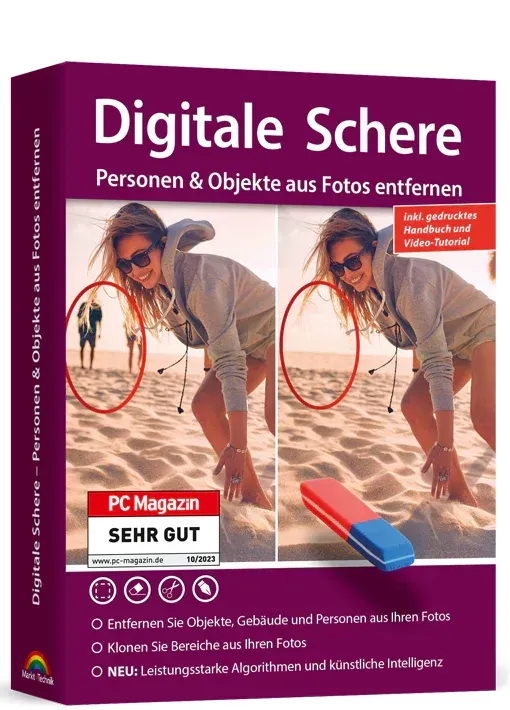 Digitale Schere - Personen und Objekte entfernen