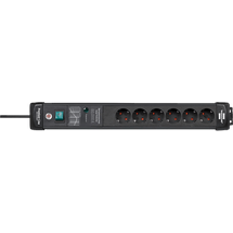 Brennenstuhl Premium-Line 6-fach 3 m schwarz