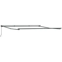 VidaXL Markise Manuell Anthrazit 5 × 3,5 m Metall