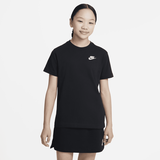 Nike Sportswear T-Shirt für ältere Kinder Mädchen - Schwarz, S