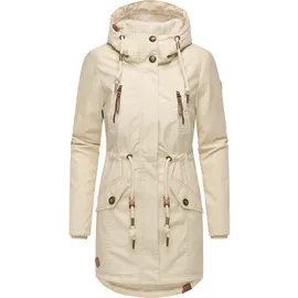 Ragwear Wintermantel "Elsie", Damen, Gr. M (38), beige, Außenmaterial: 65% Polyester, 35% Baumwolle. Innenfutter: 100% Polyester. Wattierung: 100% Polyester, tailliert ca.