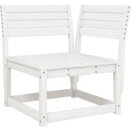 vidaXL Garten-Sofagarnitur 3-tlg. weiß